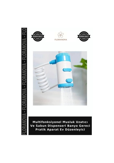 Multifonksiyonel Musluk Uzatıcı Ve Sabun Dispenseri Banyo Gereci Pratik Aparat Ev Düzenleyici Çok Renkli