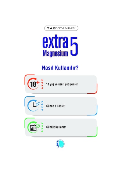 Tabvitamins Extra5 Magnesium 60 Tablet