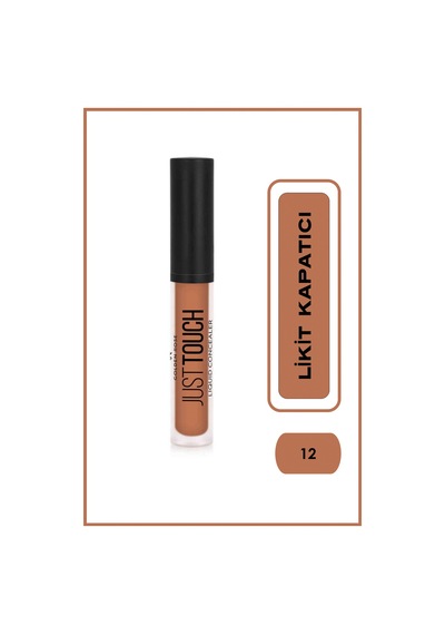 Just Touch Liquid Concealer - 12 - Vitamin E Ve Niacinamide İçeren Likit Kapatıcı