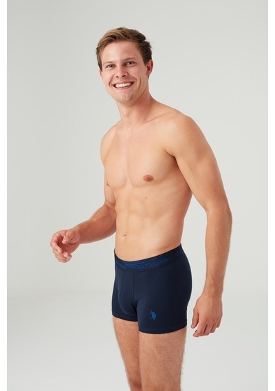 U.S. Polo Assn. Erkek Saks - Lacivert 2 Li Boxer 80360 Lacivert
