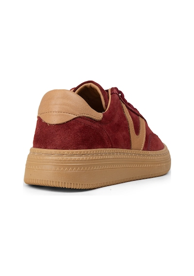 Deery Kadın Bordo Hakiki Süet Sneaker Ayakkabı - N0170zbrdc01