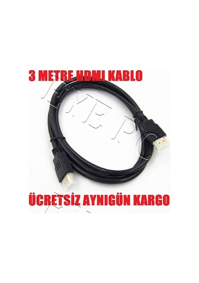 Hdmi 3Metre Tv Uydu Arasi Kablo Kaliteli