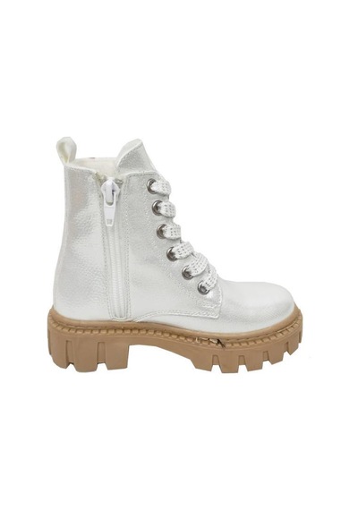 Fix Kids 9201p Parlak Deri Trend Fashion Kız Çocuk Bot 26-30 Gümüş