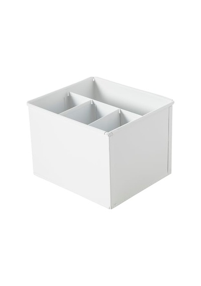 Bölmeli Düzenleyici Mat Beyaz 19x16x13 Diğer