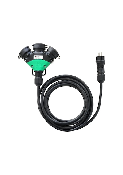 2k Ip44 Waterproof 3 Lü 1,5mt 3x25mm 220v Enerji Uzatma Kablosu