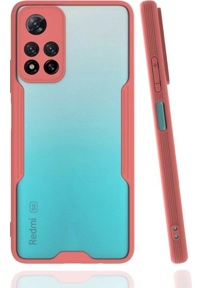 Newface Xiaomi Redmi Note 11 Pro Plus 5g Kılıf Platin Silikon - Pembe