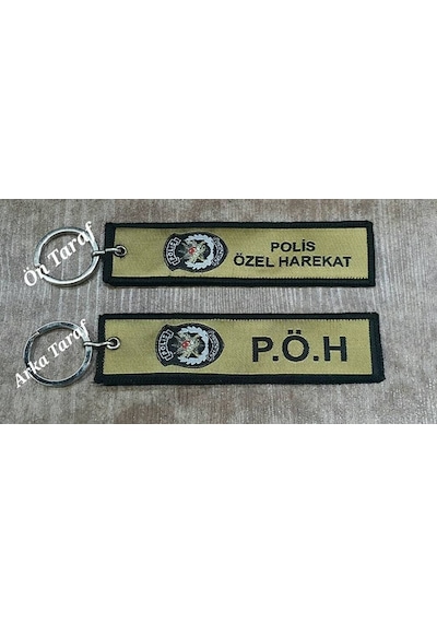 Polis Özel Harekat Pöh Nano Örme Anahtarlık