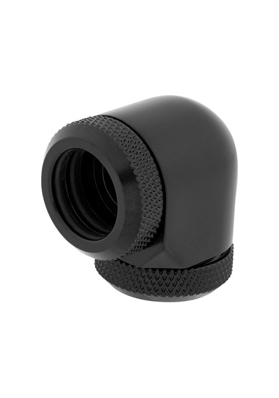 Cx-9052015-ww Fitting Hard Tube ,xf Hardline 2-pack 90 Angled 14mm Od Compression Black