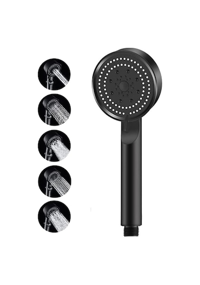 Turbo Fan Lite El Duşu Handshower, Siyah