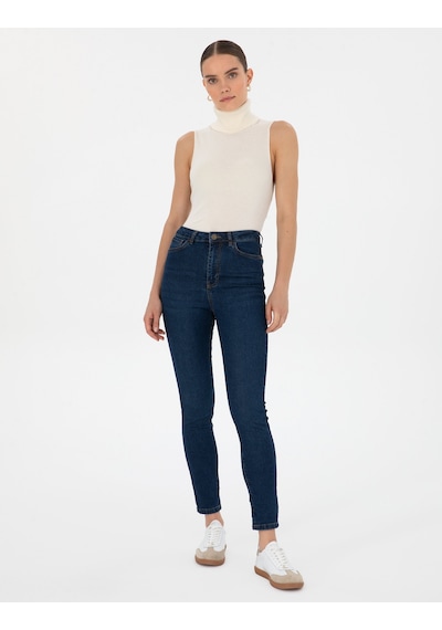 Pierre Cardin Kadın Koyu Mavi Pantolon Jean 50318253-vr032 Koyu Mavi