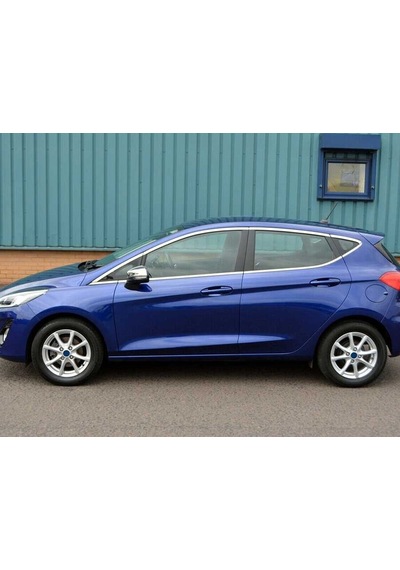 Ford Fiesta Cam Çıtası Kromu Nikelaj Komple 2018 Sonrası