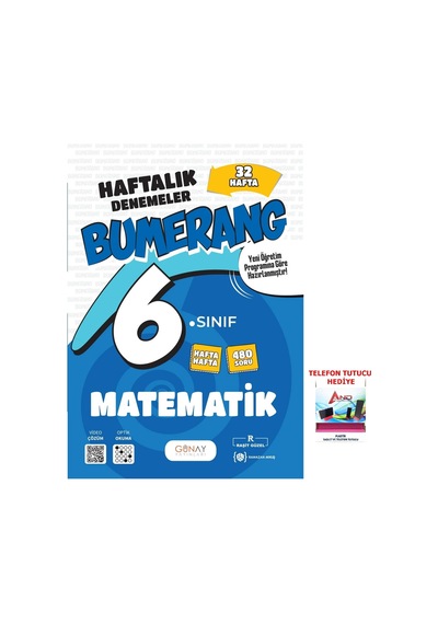 Günay 2025-2026 6. Sınıf Bumerang Matematik 32 Haftalık