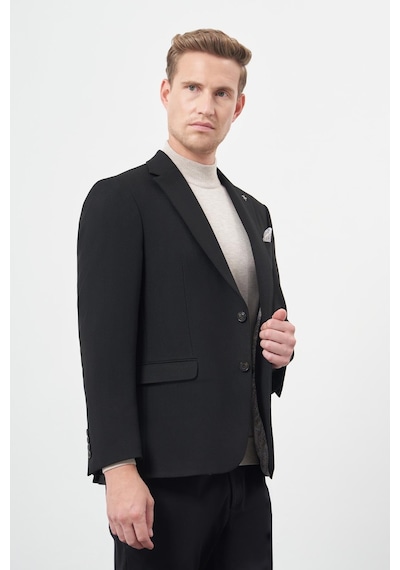 İmza Siyah Baskılı Gabardin Mono Yaka Tam Astar Çift Yırtmaç 2 Düğme 4 Drop Comfort Fit Classic Ceket 1002245157 Siyah İmza Siyah Baskılı Gabardin Mono Yaka Tam Astar Çift Yırtmaç 2 Düğme 4 Drop Comfort Fit Classic Ceket 1002245157 Siyah