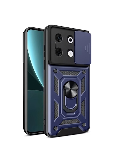 İnfinix Zero 30 5g Kılıf Pars Lens Sürgülü Yüzüklü Standlı Korumalı Kılıf