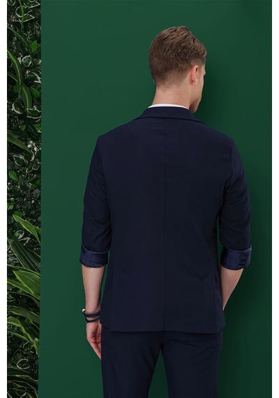 Efor C 639 Slim Fit Lacivert Spor Ceket Lacivert