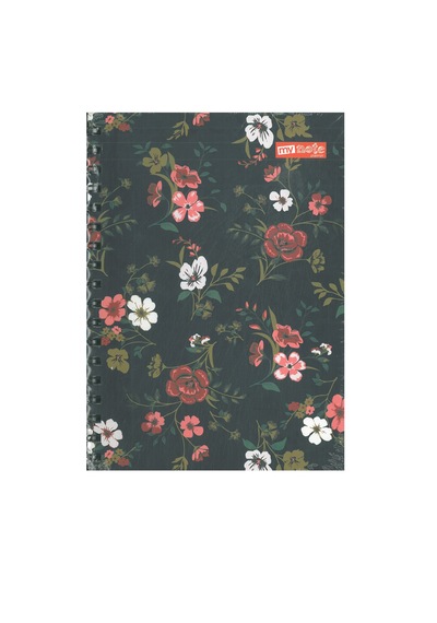 Mynote Planlayıcı 17x24 Sert Kapak Spiralli 100 Sayfa Siyah Siyah