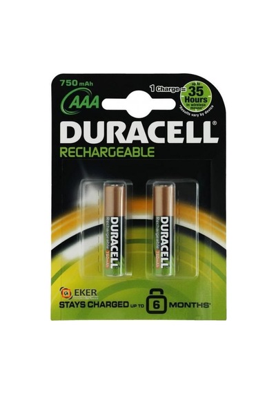 Buradabulabilirsin Duracell Ş Arjedilebilir İnce Kalem Pil 2'li Aaa 750 Mah Nl