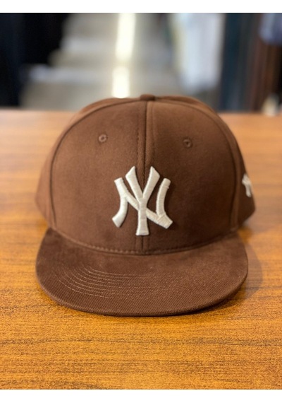 Hamze Ny Yankees Kahverengi Hiphop Snapback Rapper Basket Cap Şapka Kahverengi
