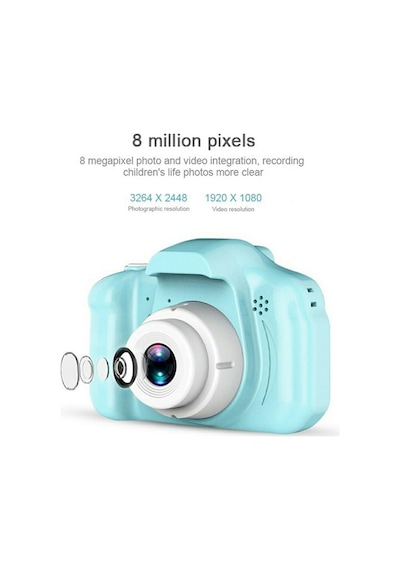 Torima 1080P HD Mini Çocuk Dijital Fotoğraf Makinesi 2.0 Inç Ekran
