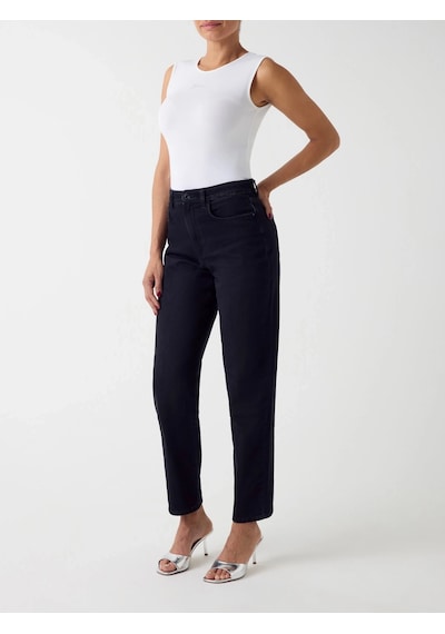 Guess Newy Mom Fit Kadın Jean Pantolon W6ya3jd1544 Siyah Guess Newy Mom Fit Kadın Jean Pantolon W6ya3jd1544 Siyah