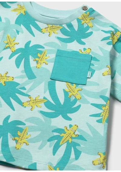 Jungle Tshirt 1-4 Yaş Mavi Mavi