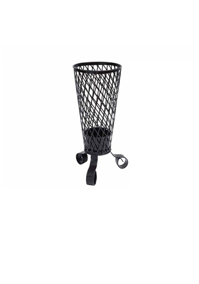Ferforjeli Metal Siyah Şemsiyelik 21 50 Cm Siyah