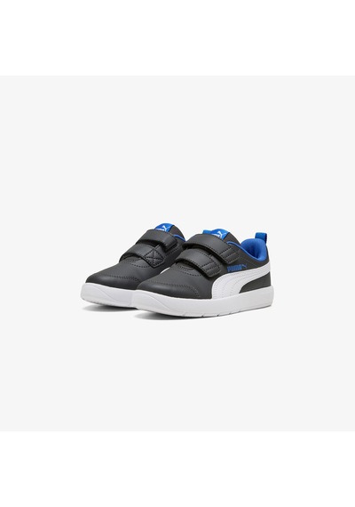 Puma Courtflex V3 Çocuk Gri Spor Ayakkabı 397642 Gri