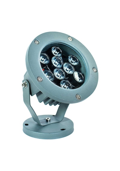 Bahçe Led Armatür Paslanmaz Dekoratif Dış Mekan Aydınlatma Lamba Spot Gösteri Soğuk Beyaz A-1303 9w 220v Ip68