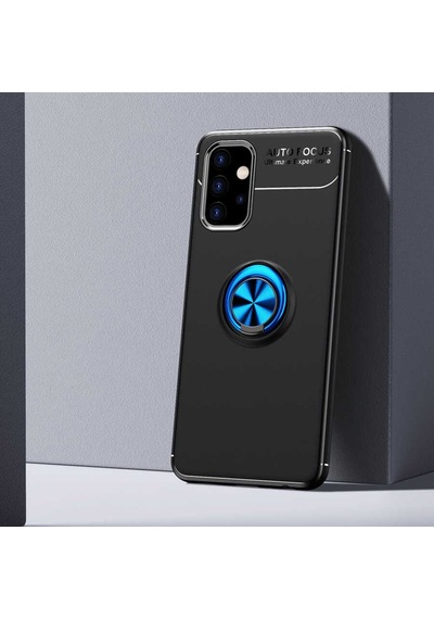 Galaxy A32 5G Kılıf Zore Ravel Yüzüklü Silikon Kılıf