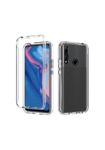 İle Uyumlu Şeffaf Clear Silikon Yüksek Kalite Darbeye Dayanıklı Şık Telefon Kılıfı Y9 Prime 2019 / Psmart Z 50 x 22