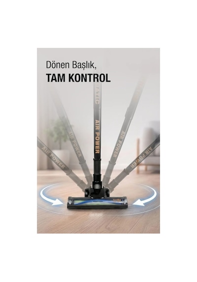 Fantom Pratic Air Power P 1250 Dikey Süpürge