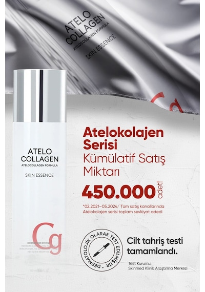 Atelokolajen İçerikli, Nemlendirici Esans Mıssha Atelo Collagen Skin Essence 150ml