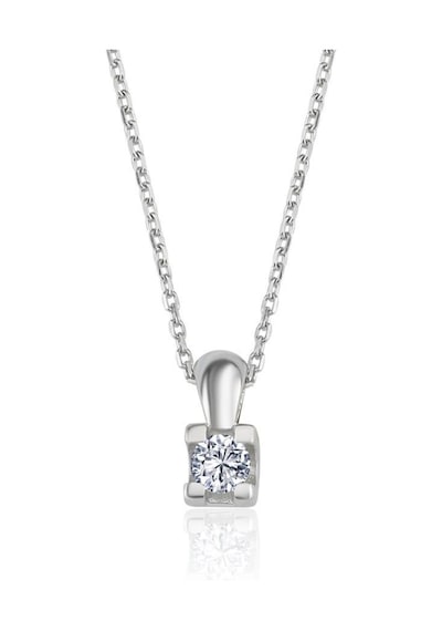 Mia Vento Mia Zirconia 0.60 Karat U Model Tektaş İkili Gümüş Set