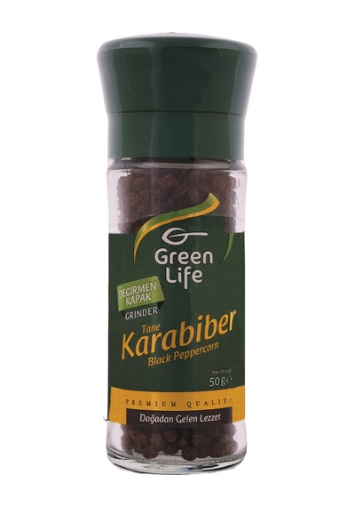 3 Adet Green Life Tane Karabiber Cam 50 G