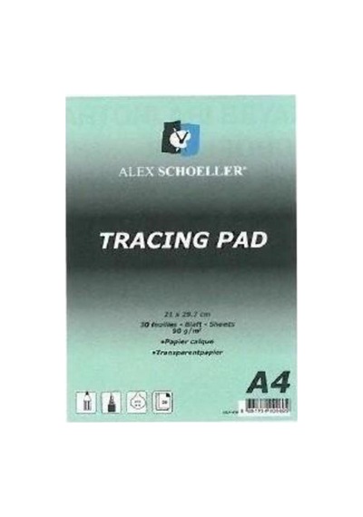 Alex Schoeller Alex Aydınger 90 Gram Bloknot A4 30'lu Alex-826
