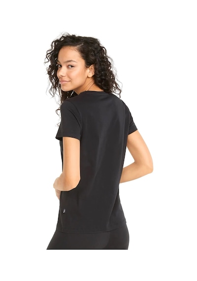 Puma Ess Metallic Logo Tee Kadın Günlük Tişört 84830301 Siyah 001