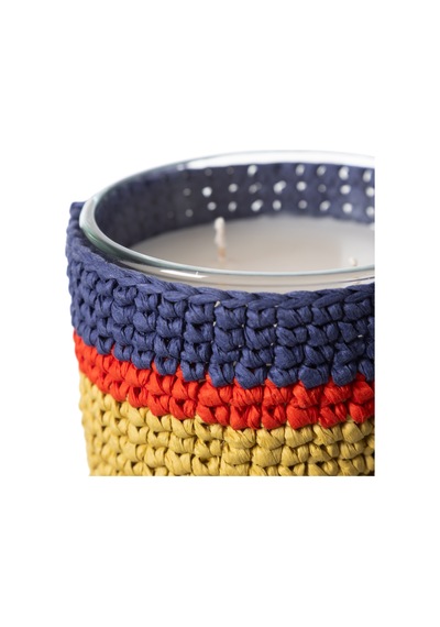 Mudo Home Colory Örgü Flower Kase Mum 370gr Diğer