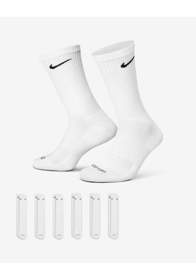 Nike Everyday Plus Destekli Antrenman Crew Çorapları 6 Çift Beyaz Sx6897-100