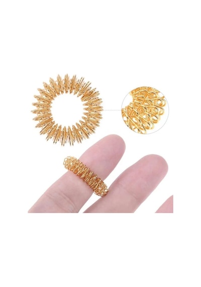 Su Jok Parmak Masaj Yüzüğü Gold