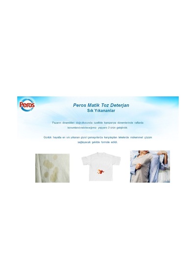 Peros Matik Sık Yıkananlar Yıldız Çiçeği + Yasemin Çiçeği Toz Deterjan 2 x 10 KG