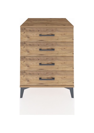 Kronos Komodin 4 Çekmeceli 60x59x80 Çam-çam Çam