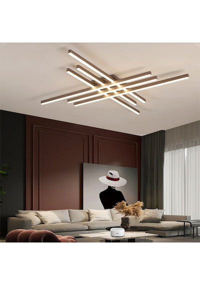 Antrasit 3 Işık Rengi 3 Led Tavan Lambası,avize,modern Aydınlatma,dekoratif Işık Antrasit