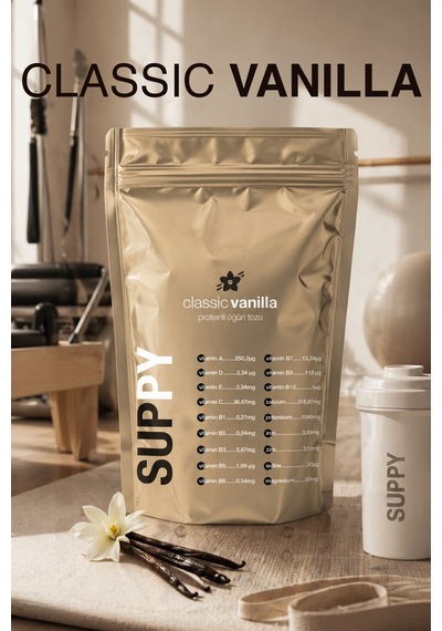 Suppy Classic Vanilla Vanilyalı Proteinli Öğün Tozu 600 G Vanilya