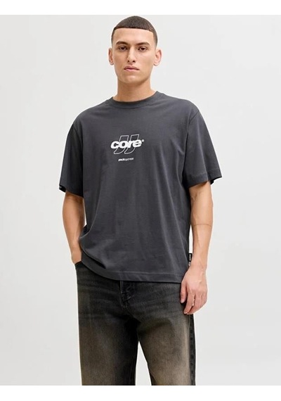 Jack & Jones Jack&jones Core Jcoclub Front Prınt Tee Ss Crew Neck Erkek T-shirt 12289868 Gri Jack & Jones Jack&jones Core Jcoclub Front Prınt Tee Ss Crew Neck Erkek T-shirt 12289868 Gri