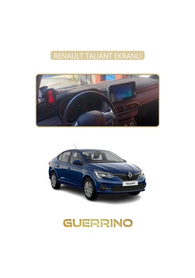 Renault Talıant Ekranlıtorpido Koruma Halısı Bej Kenar