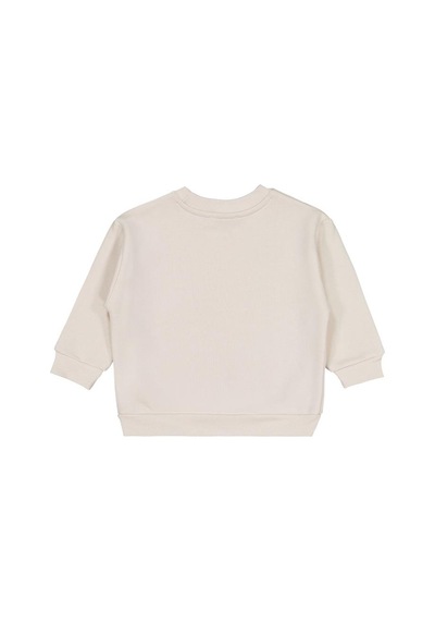 Civil Boys Hey Ayı Baskılı 2-5 Yaş Sweatshirt - Bej Taş Rengi 19330J30725W1
