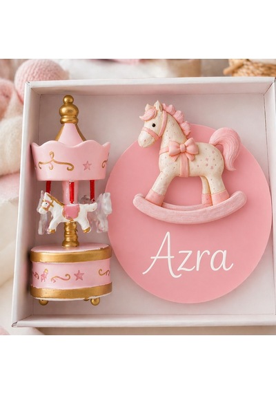Kutu İçerisinde Atlıkarınca &amp Magnet Hediyelik 20 Adet Bebek