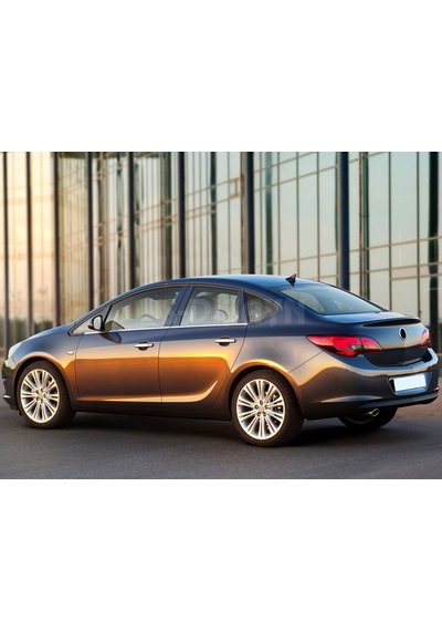 Opel Uyumlu Astra J Sd 2012-2019 Cam Çıtası Paslanmaz Çelik 4 Parça