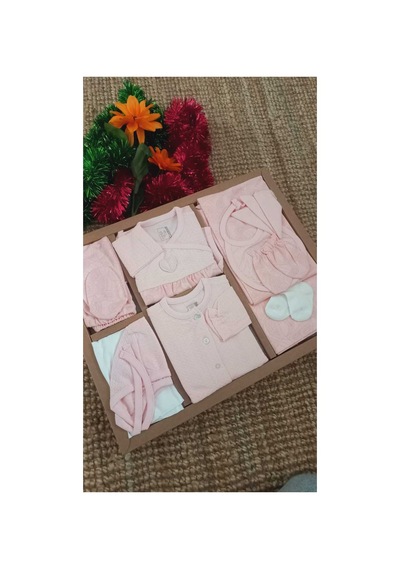 Caramell Barbosa 10'lu Hastane Çıkışı Kız Bebek Şık Model Pembe