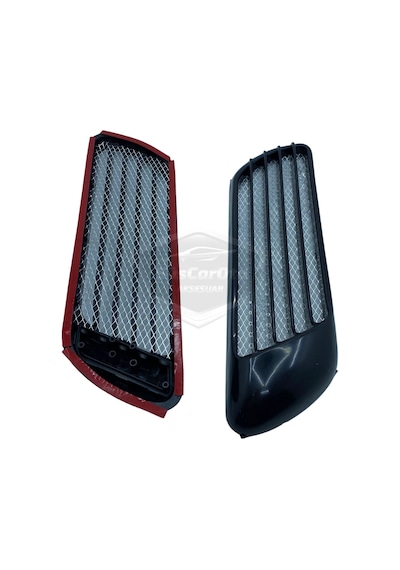 Üniversal Her Araca Uyumlu Kaput Üstü Havalandırma Izgarası Venti Universal Air Scoop Peugeot 206 Tip 2'li (00) (ŞüsCarOto Aksesuar)